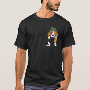 Camiseta Bolsos Alemães Pés Oktoberfest Bávaro Cão Homens