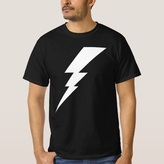 Camiseta Bolt de Relâmpago White Flash (Frente)