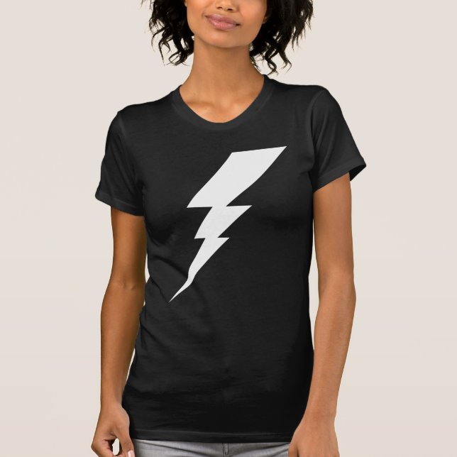 Camiseta Bolt de Relâmpago White Flash (Frente)