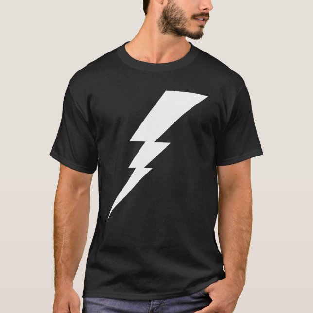 Camiseta Bolt de Relâmpago White Flash (Frente)