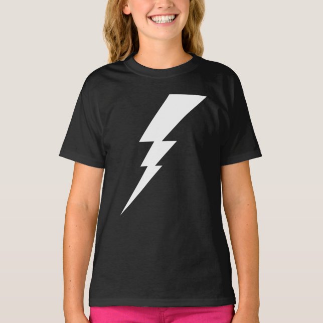 Camiseta Bolt de Relâmpago White Flash (Frente)