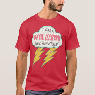 Camiseta Bolt de Superpoderes do Assistente Dental Retroati