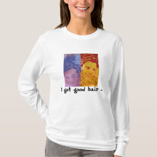 Camiseta Bom cabelo. africano na família