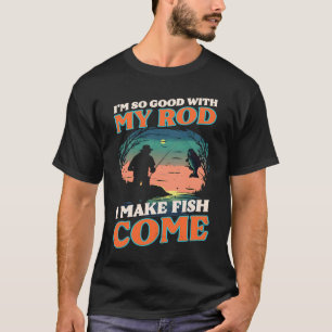 Camiseta Bom Com Isca Peixe Venha Projeto Pescador Pescador