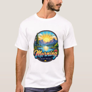 camiseta bom dia