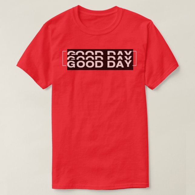Camiseta bom dia (Frente do Design)