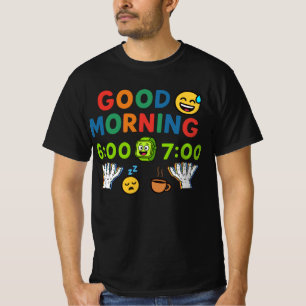 Camiseta Bom Dia 67 Seis Sete Alarme Presente Divertido de 