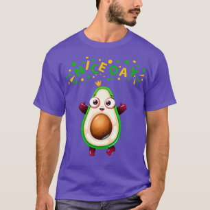 Camiseta Bom dia, abacate Funny Vegan ama Avocados e Veg