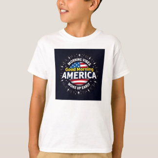 Camiseta Bom dia, América - Uma explosão de energia da manh