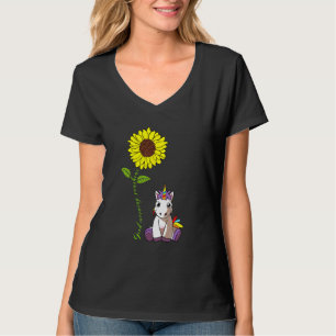 Camiseta Bom Dia Amor do Meu Cachorro Mãe Unicórnio Sol