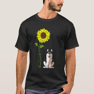 Camiseta Bom Dia Amor do Sol Meu Cão Husky Siberiano