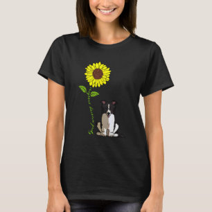 Camiseta Bom Dia Amor Sunshine Meu Cachorro Border Collie