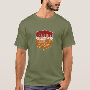Camiseta Bom Dia, Bom Café