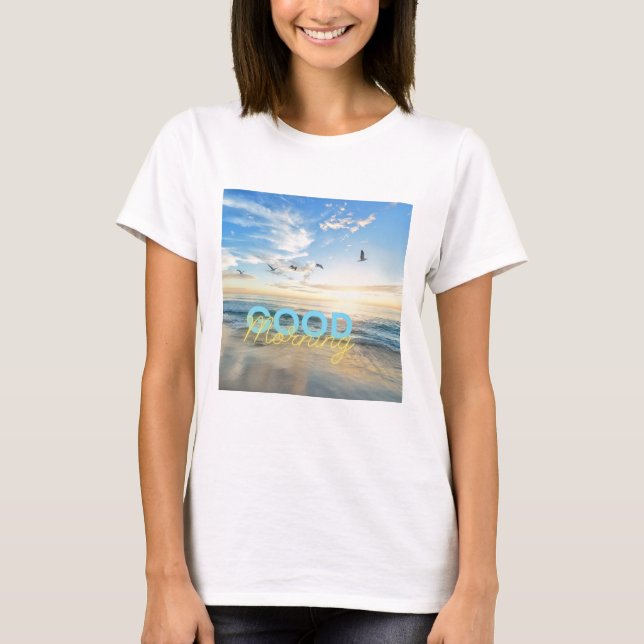 Camiseta Bom dia Céu Azul (Frente)