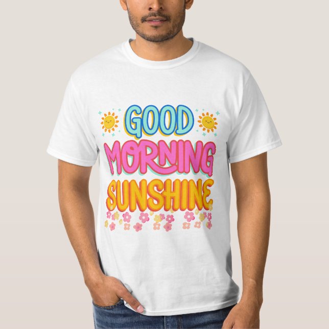 Camiseta bom dia de sol blusa (Frente)