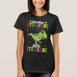 Camiseta Bom Dia do Último Dia da Escola Adeus 5º Ano Alô