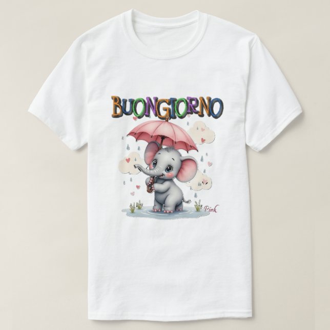 Camiseta Bom dia e linda  (Frente do Design)