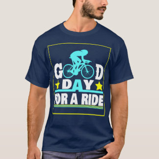 Camiseta Bom dia engraçado para uma bicicleta de amor de ca