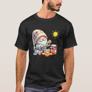 Camiseta Bom Dia Gnomo Com Pote de Geléia Para Verão da Pro