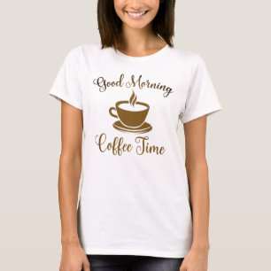 Camiseta Bom Dia Hora do Café