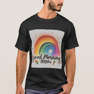 Camiseta Bom dia Mãe: Saudação de Manhã Sensível