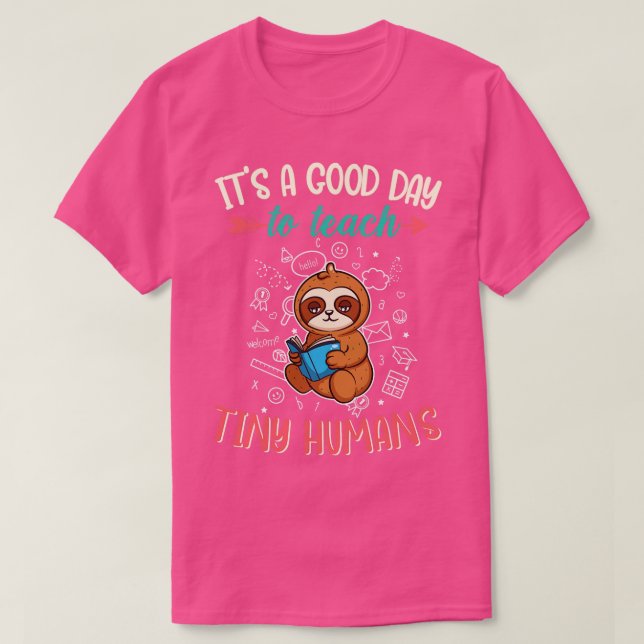 Camiseta Bom Dia Para Ensinar Pequeno Professor Elementar H (Frente do Design)