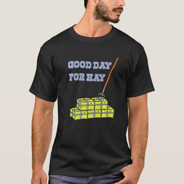 Camiseta Bom Dia Para Hay Harvest Harvester HayCollection B (Frente)