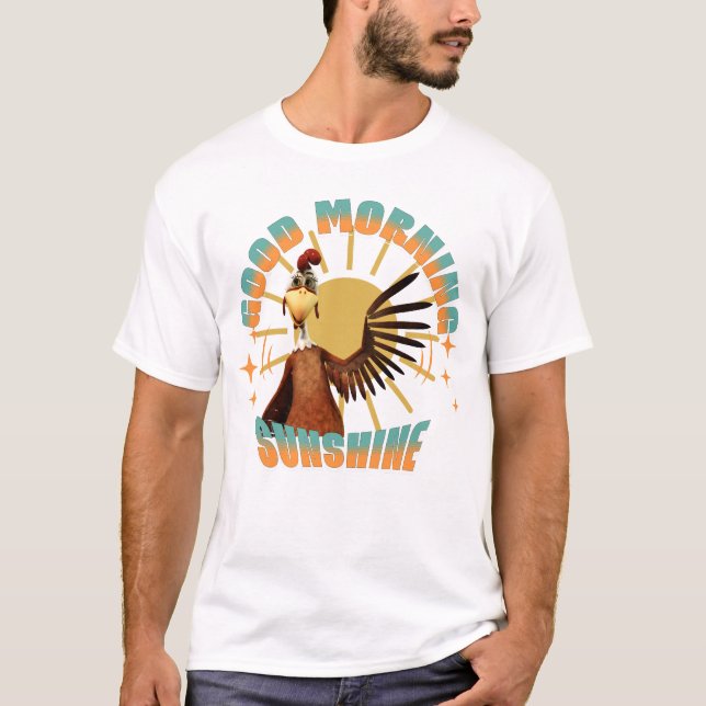 Camiseta Bom Dia Sol Risada de Galo (Frente)