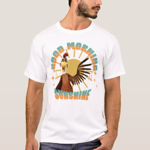 Camiseta Bom Dia Solzinho Galo Divertido