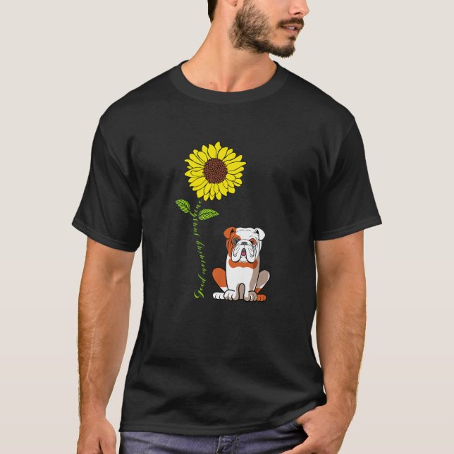 Camiseta Bom dia Sunshine Ama Meu Cachorro Inglês (Frente)