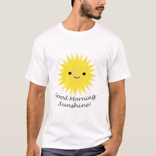 Camiseta Bom dia Sunshine Kawaii Sun