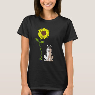 Camiseta Bom dia Sunshine Siberian Husky Dog
