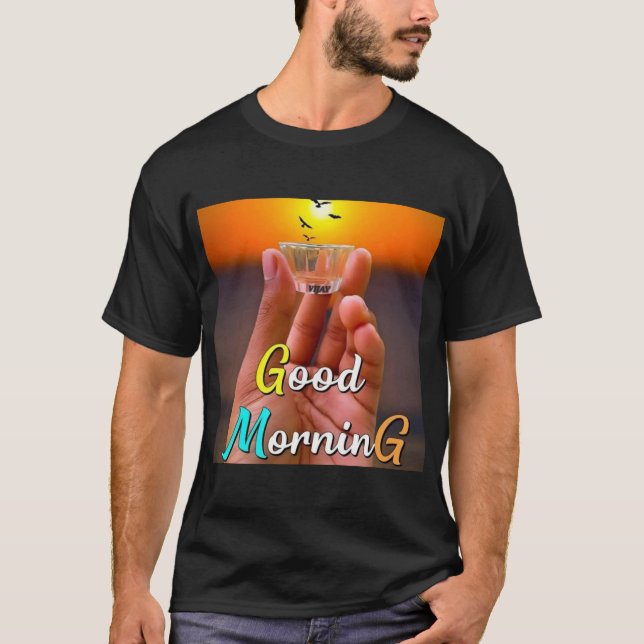 Camiseta Bom dia T-shirt (Frente)
