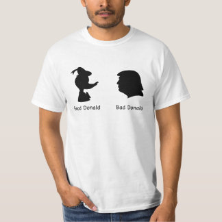 Camiseta Bom Donald e Donald mau