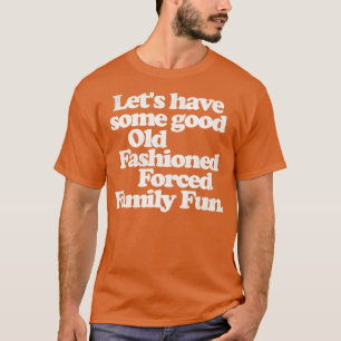 Camiseta Bom e velho Natal divertido da família