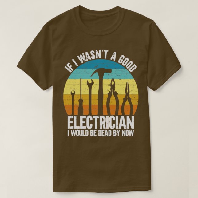 Camiseta Bom eletricista (Frente do Design)