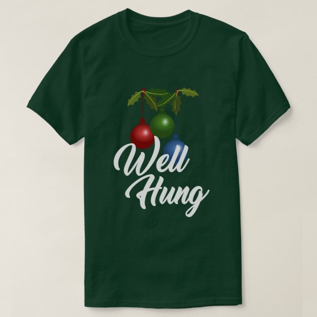 CAMISETA BOM ENFEITES DE NATAL HUMOR (Frente do Design)