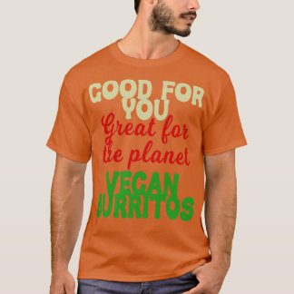 Camiseta Bom Excelente Planeta Vegan Burritos