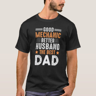Camiseta Bom Mecânico Melhor Marido O Melhor Pai Pais