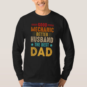 Camiseta Bom Mecânico, Melhor Marido, O Melhor Pai Para Pap