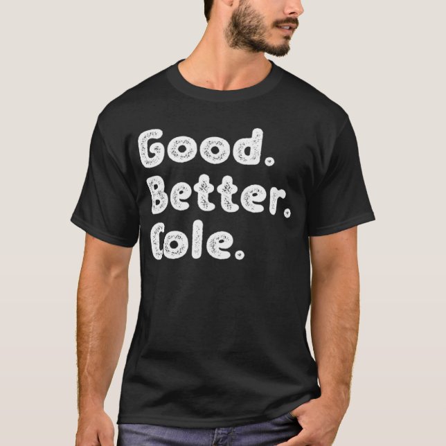 Camiseta Bom melhor Cole (Frente)