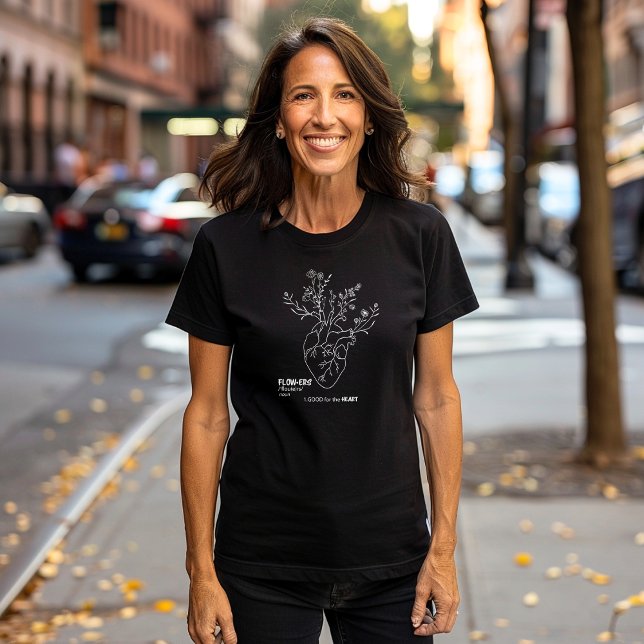 Camiseta Bom para o coração (Criador carregado)