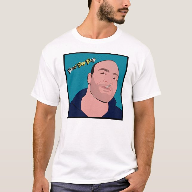 Camiseta Bom rapaz Greg Meme no estilo do pop (Frente)