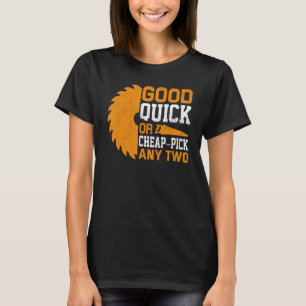 Camiseta Bom Rápido Ou Barato Escolha Quaisquer Dois Marcen