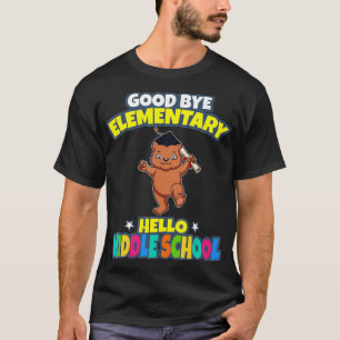 Camiseta Bom Tchau Alô Elementar Formatação do Ensino Médio