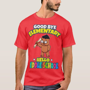 Camiseta Bom Tchau Alô Elementar Formatação do Ensino Médio