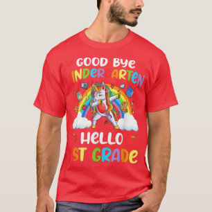 Camiseta Bom Tchau Jardim de Infância Alô 1rua Grau Dabbing