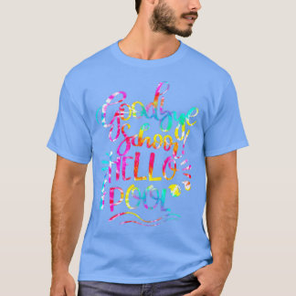 Camiseta Bom Tchau, Piscina, Tie Dye, Dia Passado