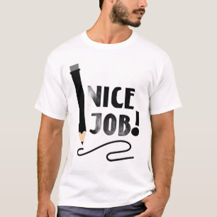 Camiseta Bom Trabalho – Design de Tipografia Positiva