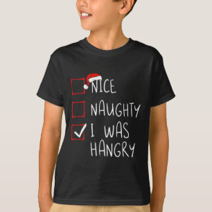 Camiseta Bom Travesso Eu Estava Com Fome Lista De Natal Xma